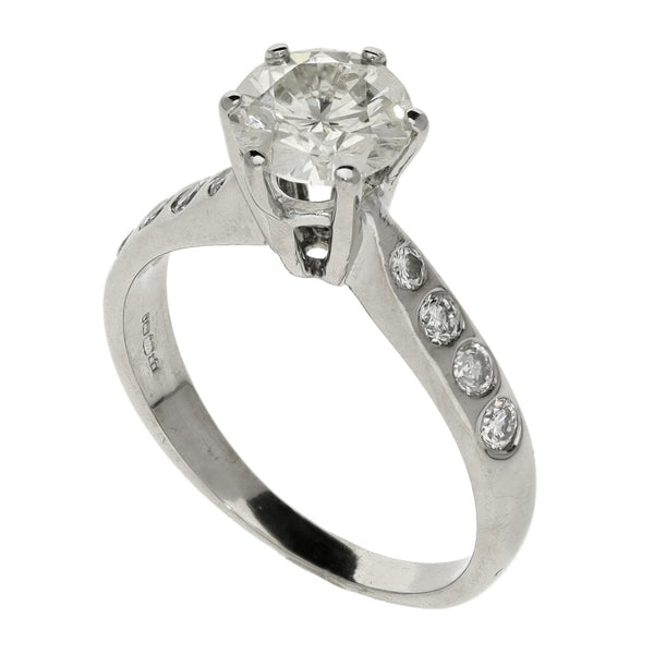 Ladies 18ct White Gold 1.33ct Diamond Engagement Ring