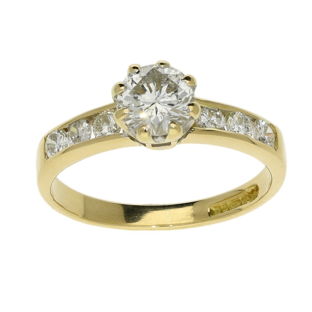 18ct Yellow Gold Diamond Engagement Ring - 1.00ct