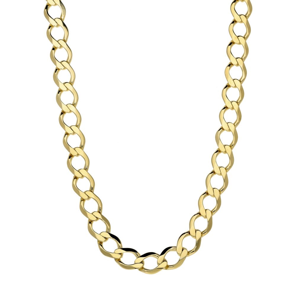 9ct Yellow Gold 21" Curb Chain - 16.7g
