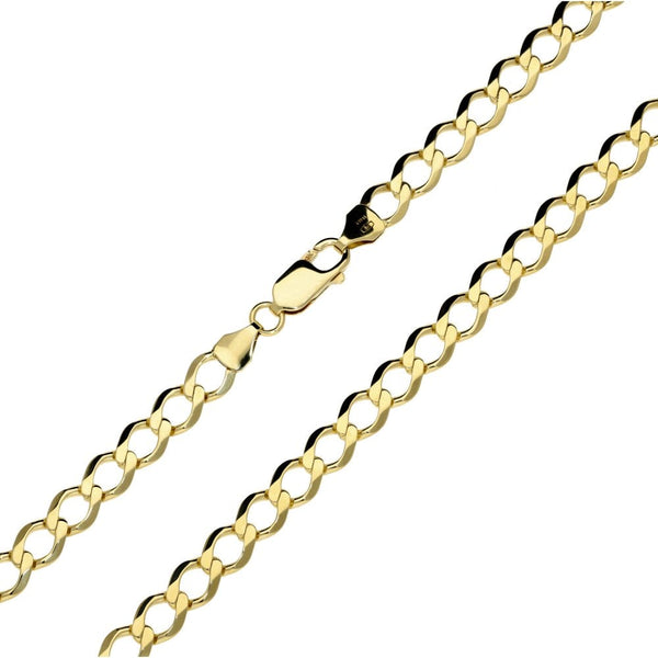 9ct Yellow Gold 21" Curb Chain - 16.7g
