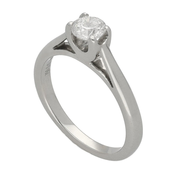 18ct White Gold Forever Diamond Engagement Ring - 0.40ct