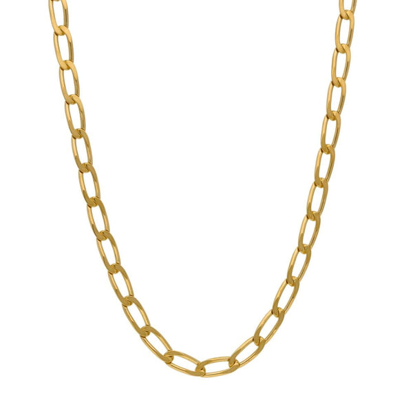 9ct Yellow Gold 28" Curb Chain - 13.6g