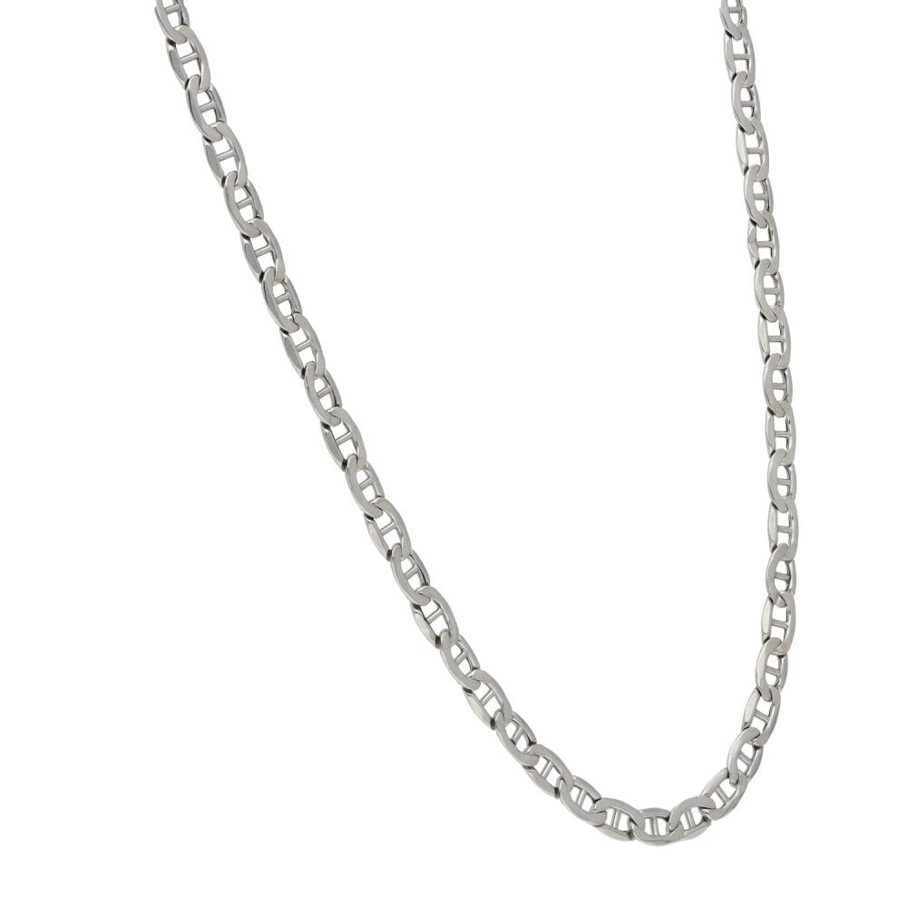 9ct White Gold 20" Anchor Chain - 4.0g