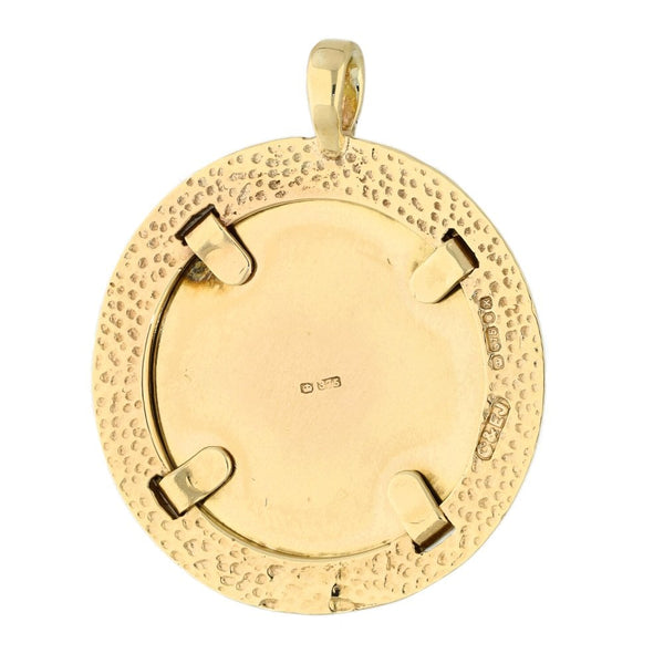 9ct Yellow Gold St. George Coin Pendant - 5.6g
