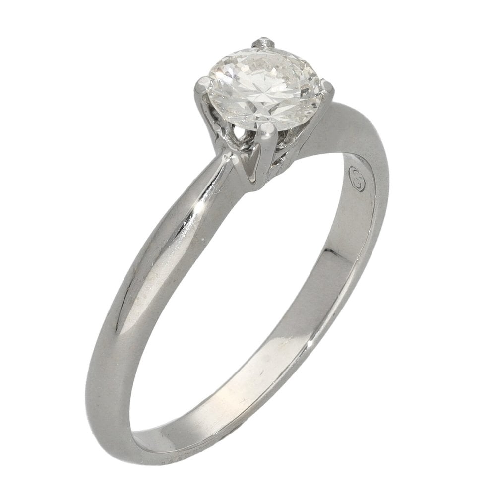Ladies 18ct White Gold 0.53ct Diamond Engagement Ring