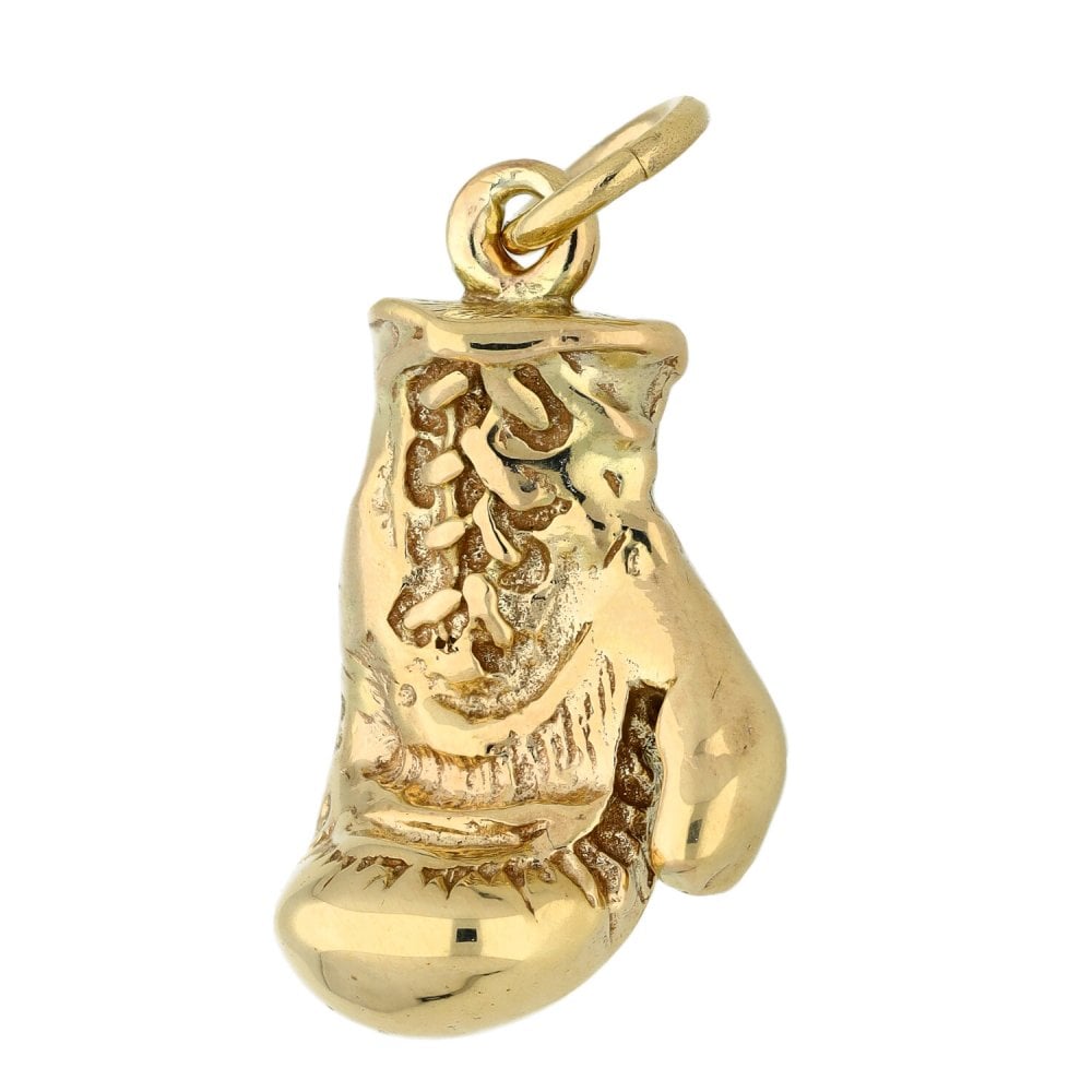 9ct Yellow Gold Boxing Glove Pendant - 13.5g