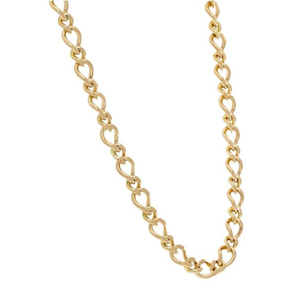 9ct Yellow Gold 20" Curb Link Chain - 27.4g