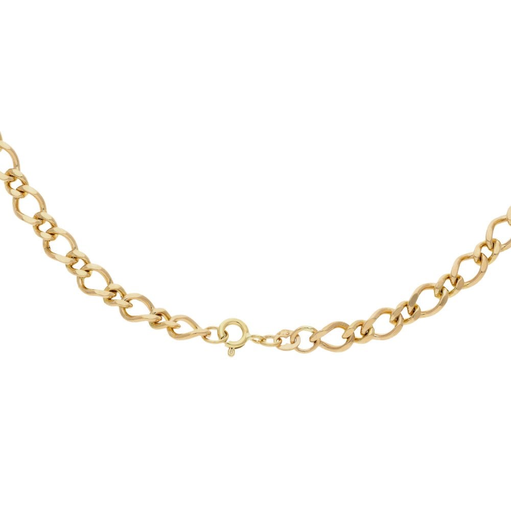 9ct Yellow Gold 20" Curb Link Chain - 27.4g