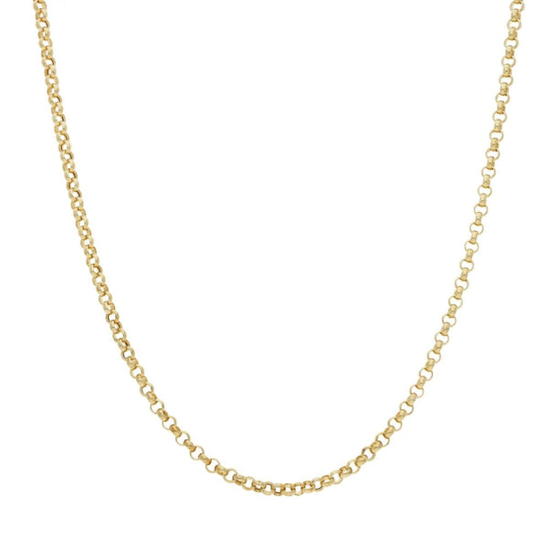 9ct Yellow Gold 18" Belcher Chain - 2.5g