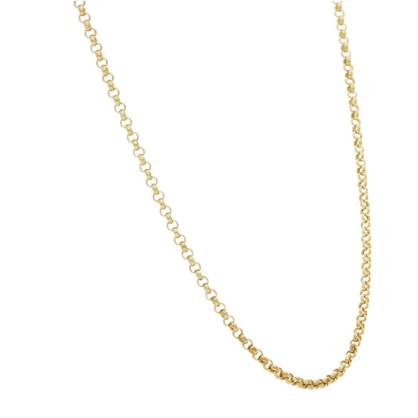 9ct Yellow Gold 18" Belcher Chain - 2.5g