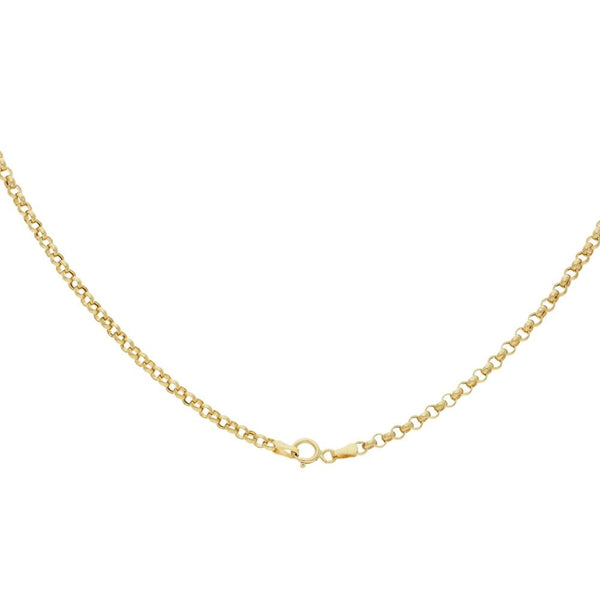 9ct Yellow Gold 18" Belcher Chain - 2.5g