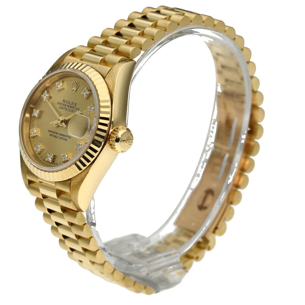 Datejust 69178 - Ladies Gold Watch - Diamond Dial - 1988