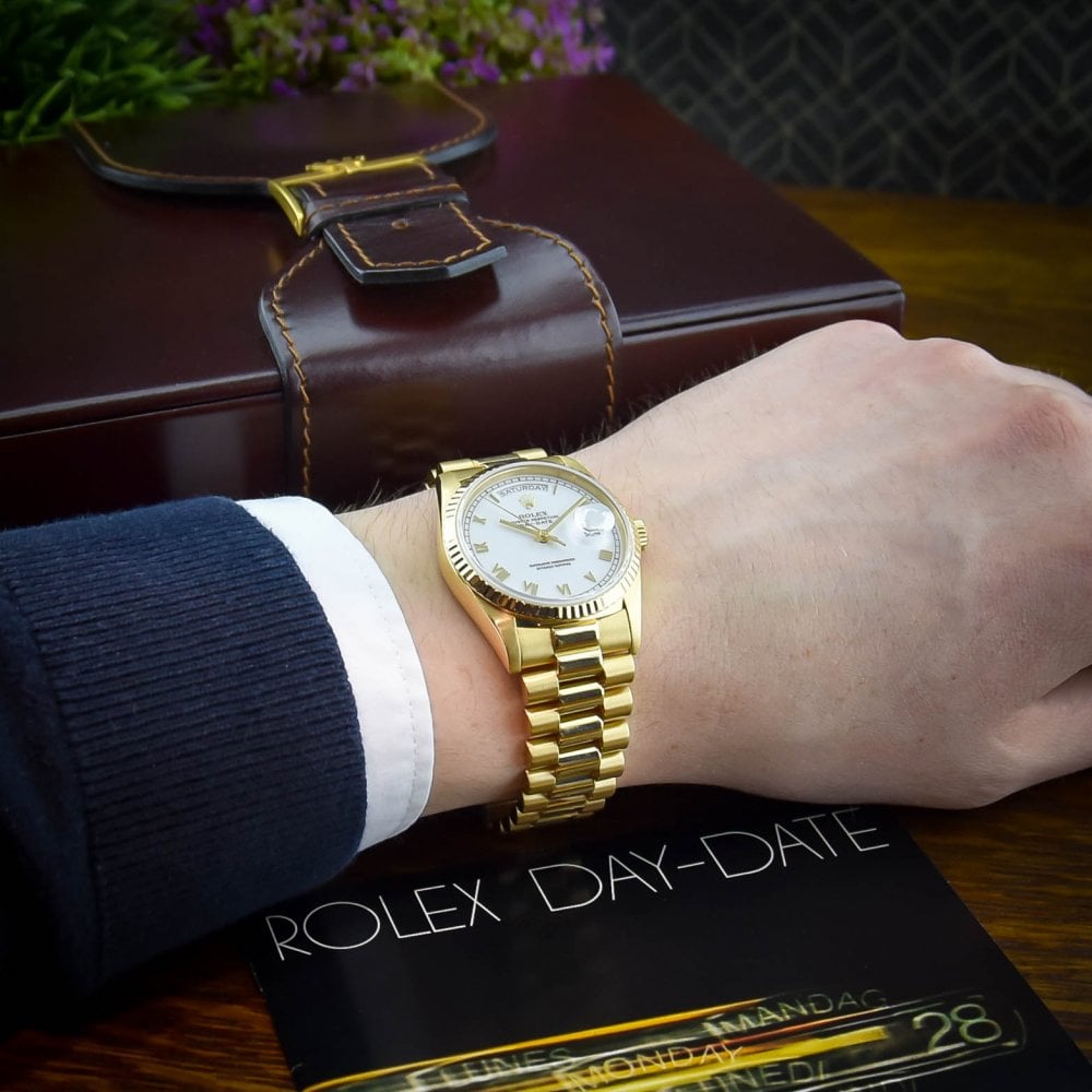 Day-Date 18238 - Gold Watch - Mens Watch - 2000