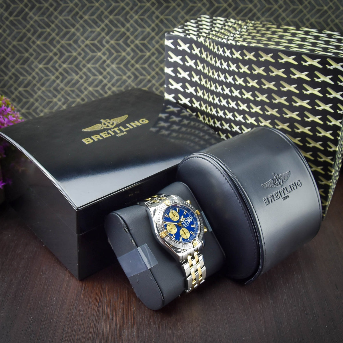 Chronomat B13356 - Gents Watch - Blue Dial - 2005