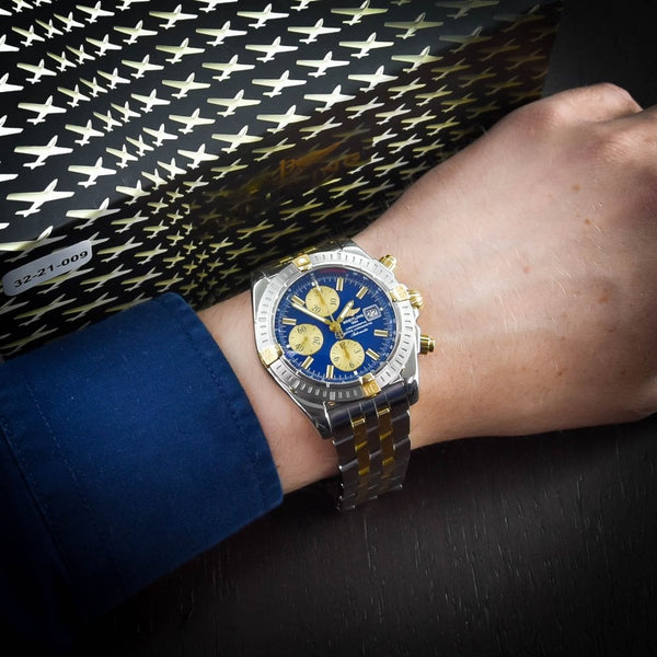 Chronomat B13356 - Gents Watch - Blue Dial - 2005