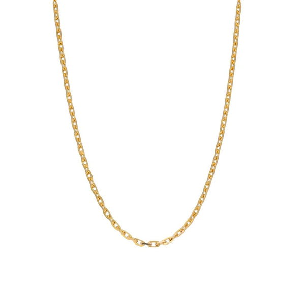 9ct Yellow Gold 24" Trace Link Chain - 5.9g