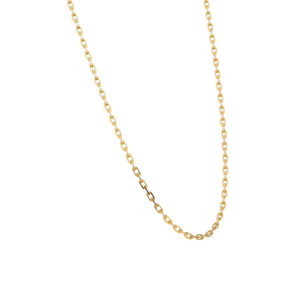 9ct Yellow Gold 24" Trace Link Chain - 5.9g