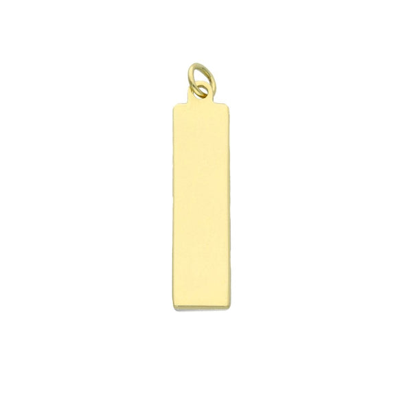 9ct Yellow Gold Ingot Pendant - 4.9g