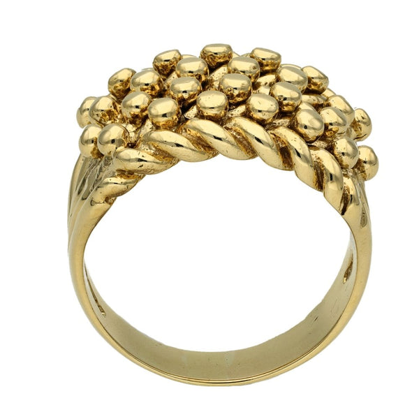 9ct Yellow Gold Keeper Ring - Size V