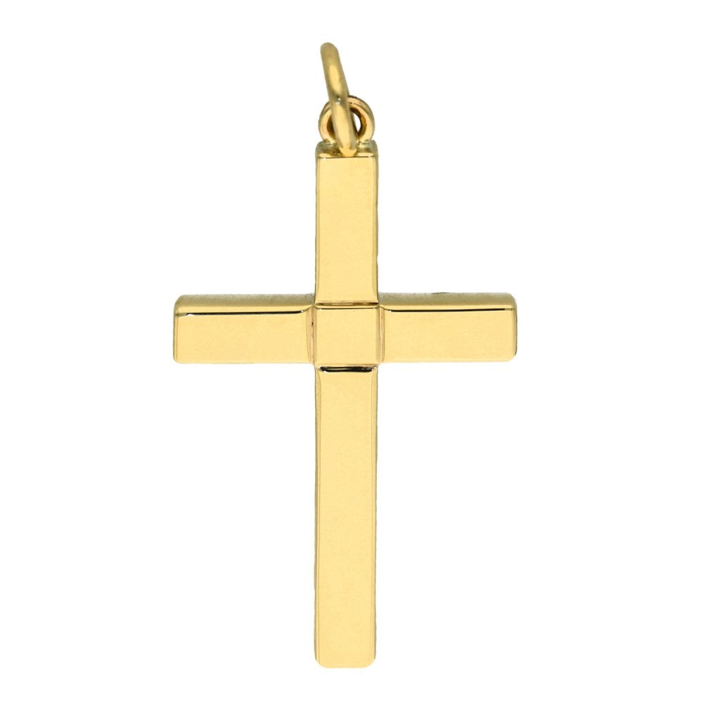 9ct Yellow Gold Cross Pendant - 7.4g