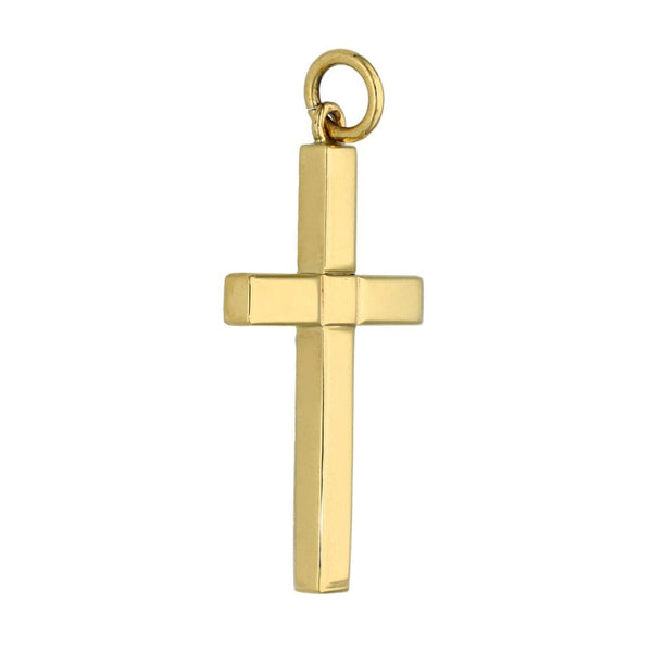 9ct Yellow Gold Cross Pendant - 7.4g