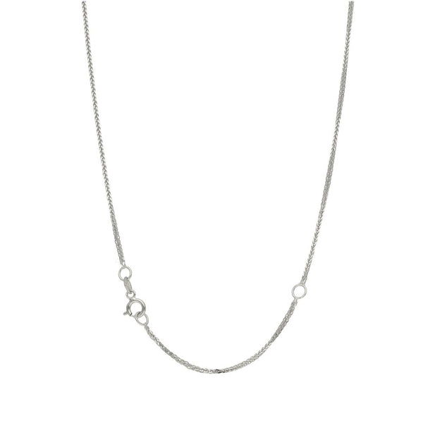 18ct White Gold Circle Diamond Pendant & Necklace - 18" - 0.56ct