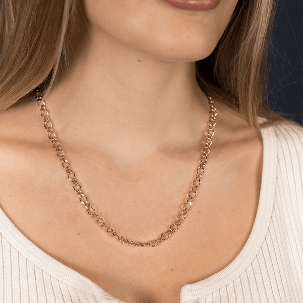 9ct Yellow Gold 20" Curb Link Chain - 27.4g