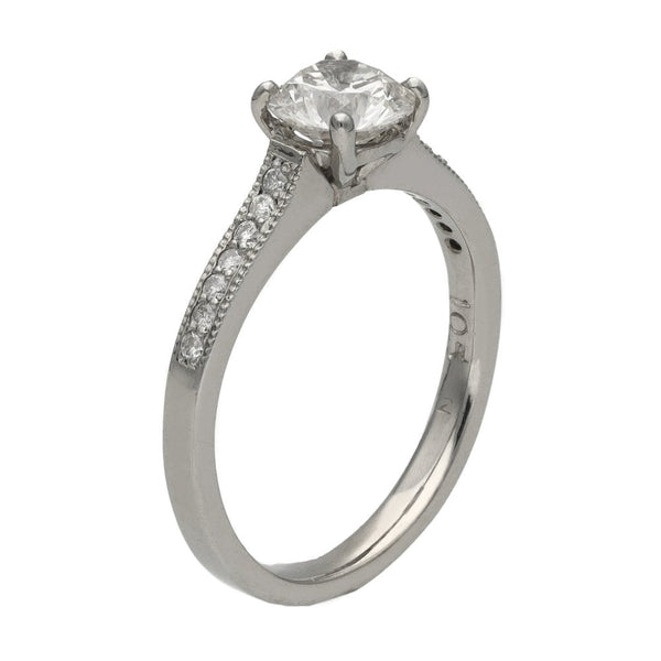 Ladies 18ct White Gold Diamond Engagement Ring - 1.19ct