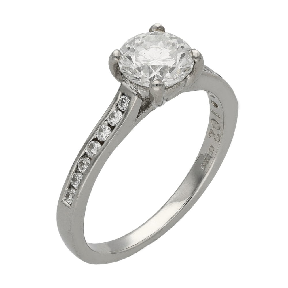 Ladies 18ct White Gold 1.20ct Diamond Engagement Ring