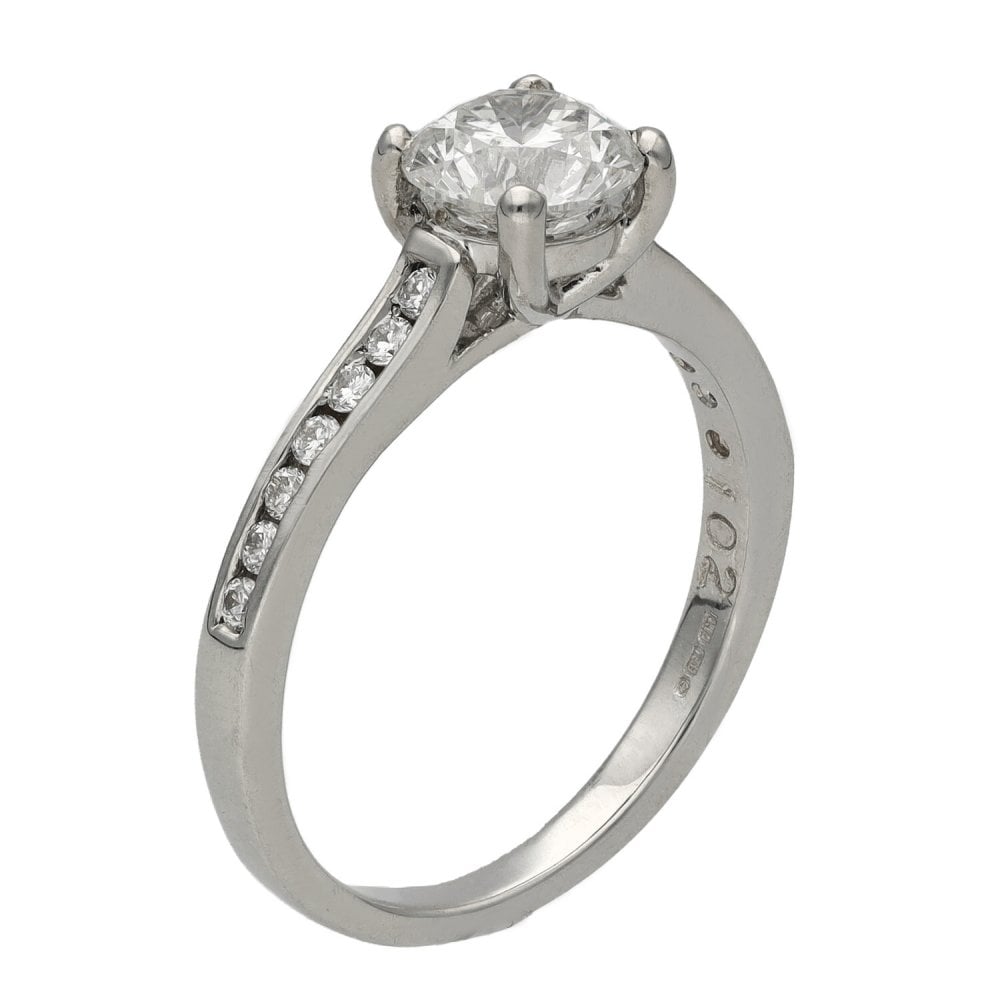 Ladies 18ct White Gold 1.20ct Diamond Engagement Ring