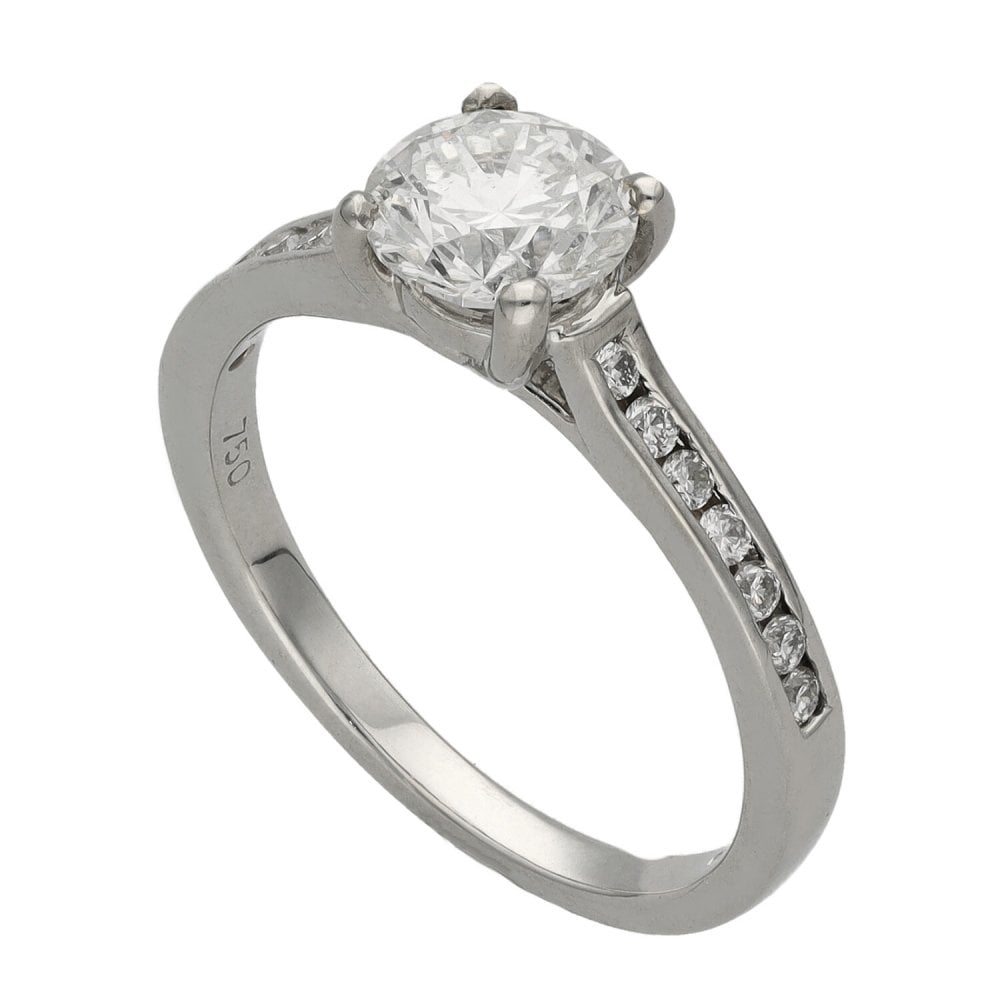 Ladies 18ct White Gold 1.20ct Diamond Engagement Ring