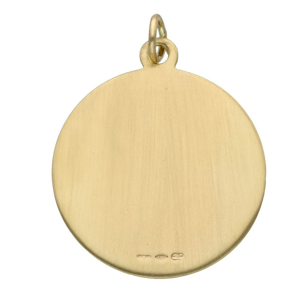 9ct Yellow Gold St. Christopher Pendant - 8.1g