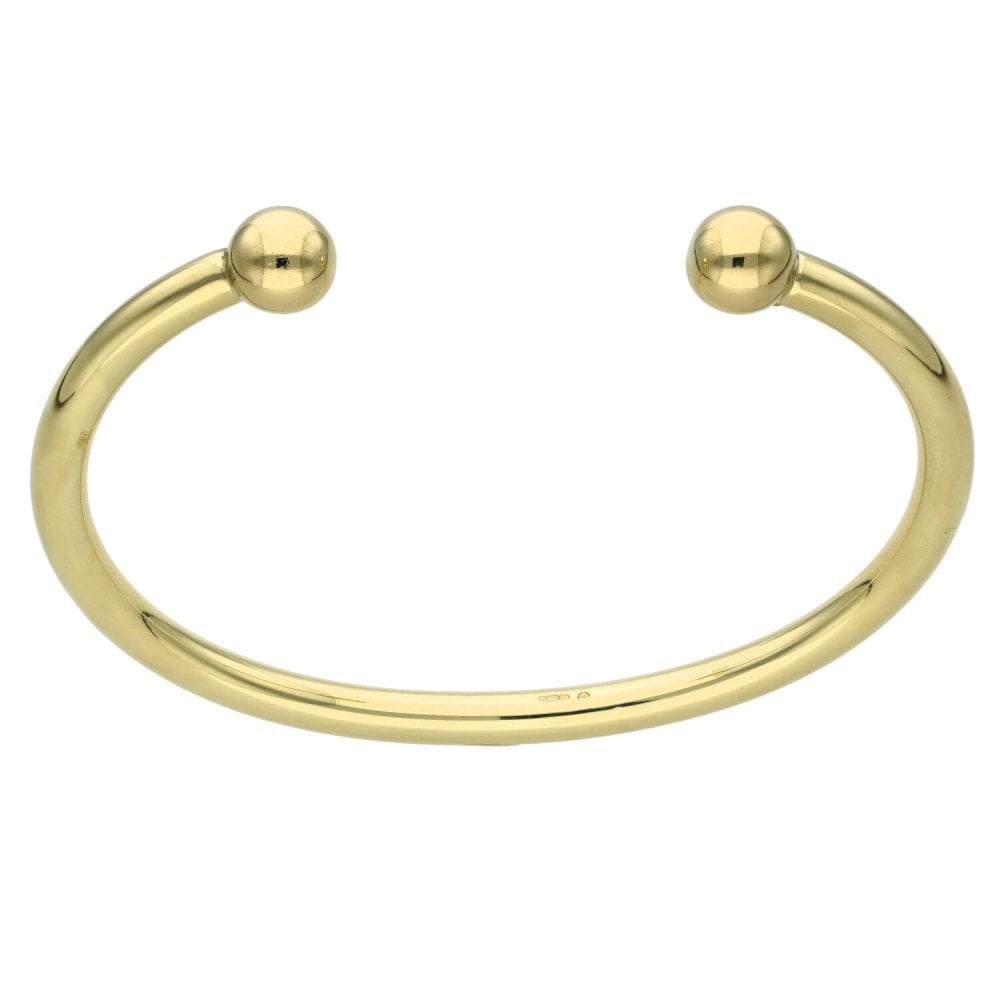9ct Yellow Gold Torque Bangle - 45.9g