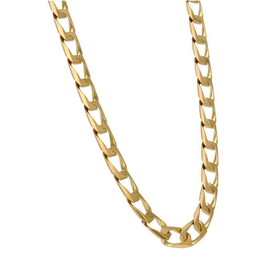 9ct Yellow Gold 24" Curb Chain - 44.4g