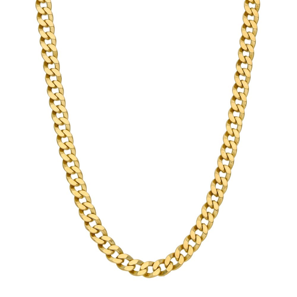 9ct Yellow Gold 20" Curb Chain - 19.5g