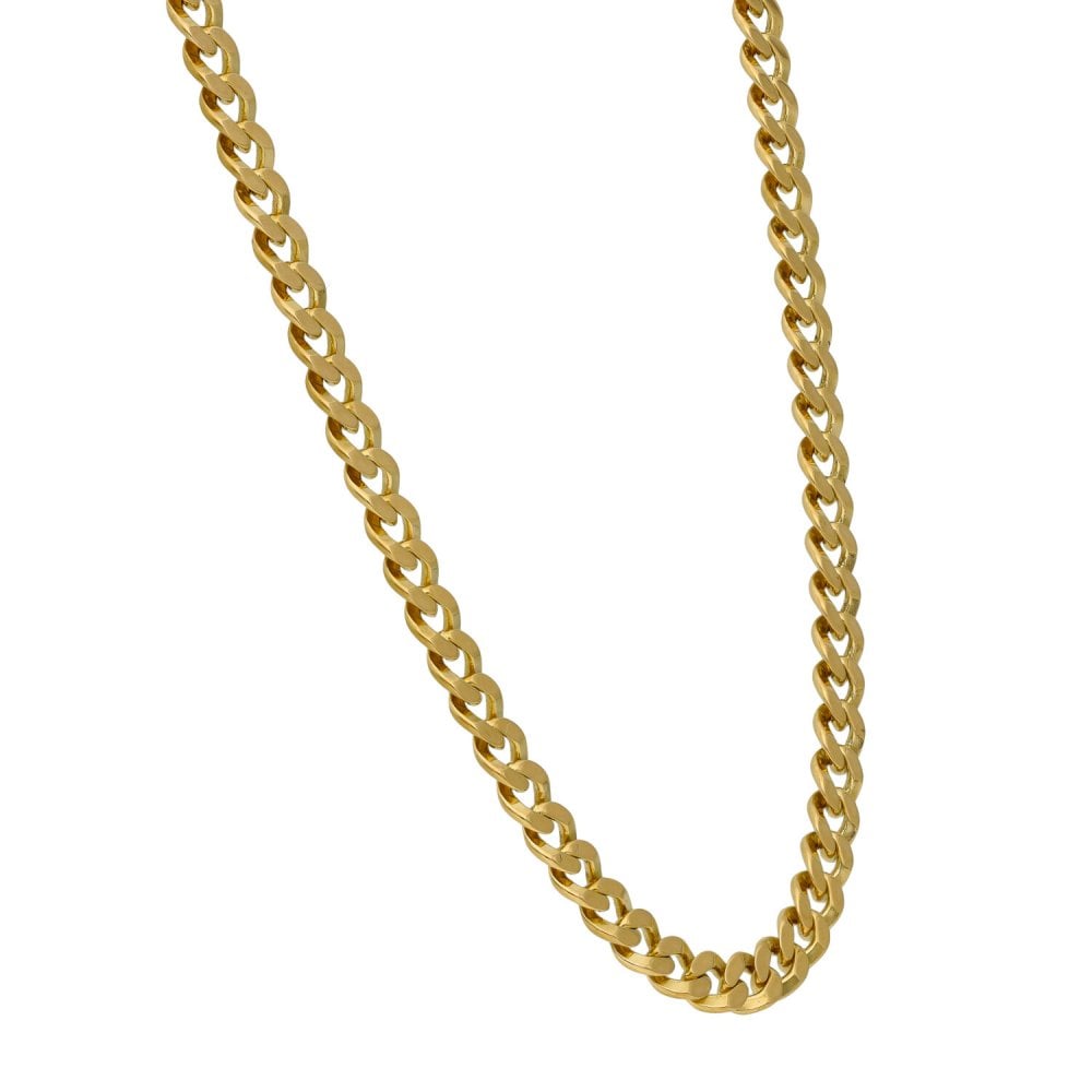 9ct Yellow Gold 20" Curb Chain - 19.5g