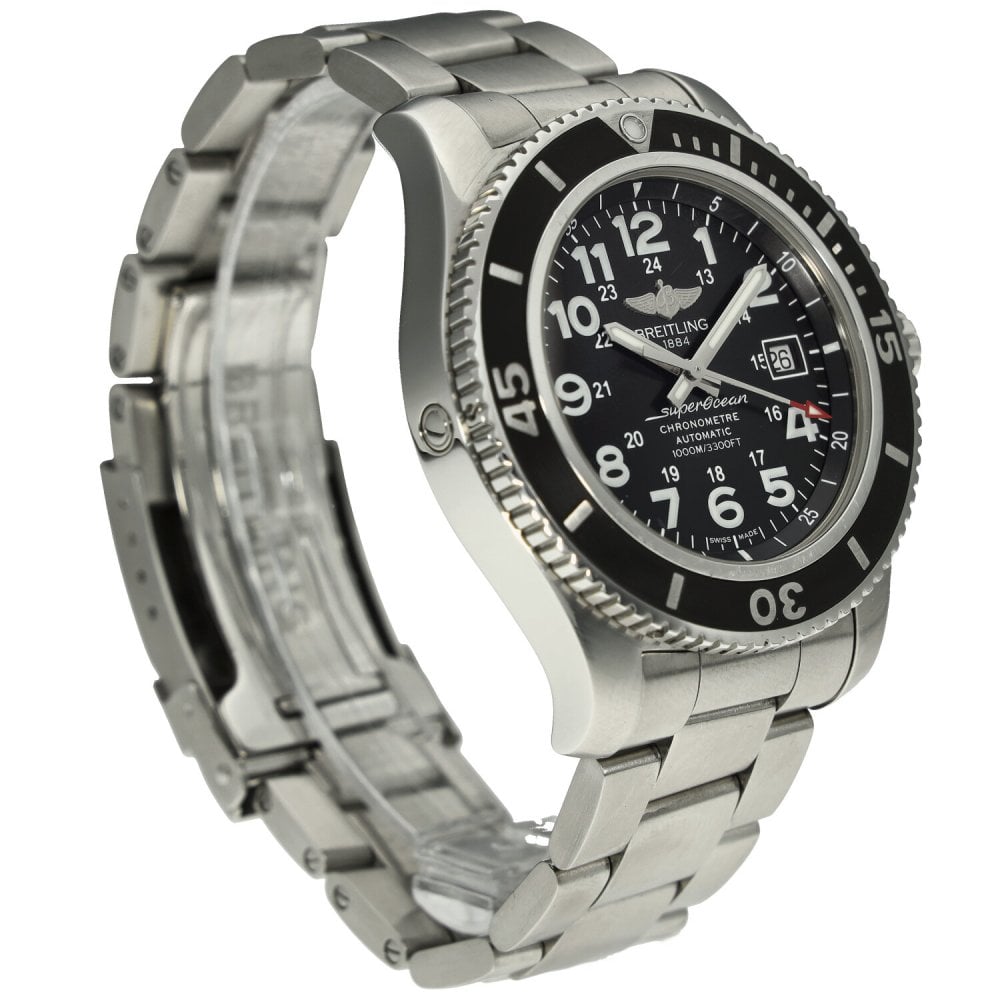 SuperOcean A17392 - Mens Watch - Black Dial - 2019