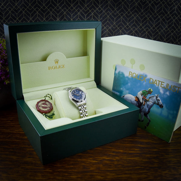 Datejust 69174 - Ladies Watch - Blue Dial - 1998