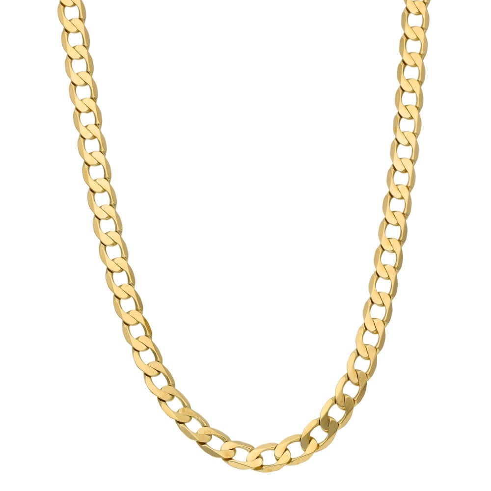 9ct Yellow Gold 20" Open Curb Chain - 15.2g