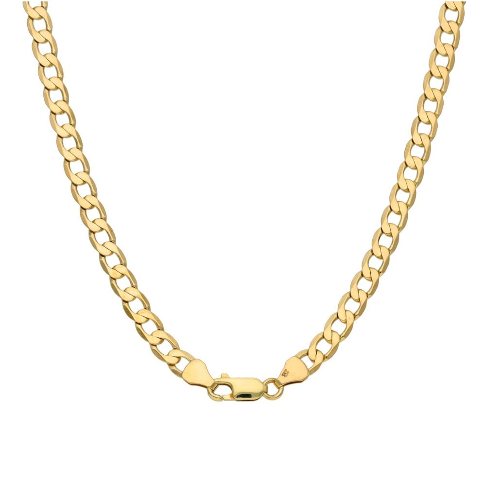 9ct Yellow Gold 20" Open Curb Chain - 15.2g