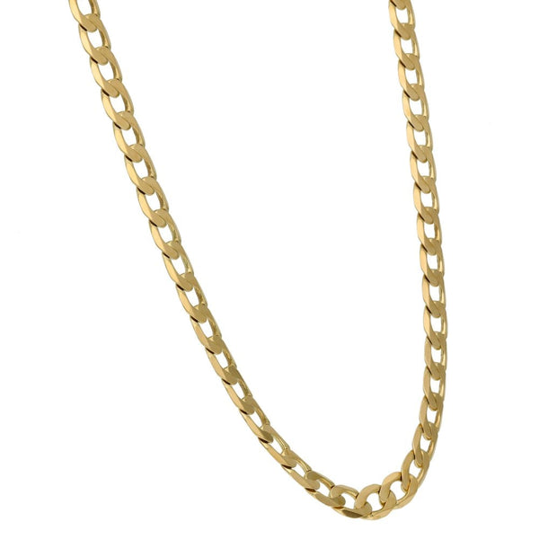9ct Yellow Gold 20" Open Curb Chain - 15.2g