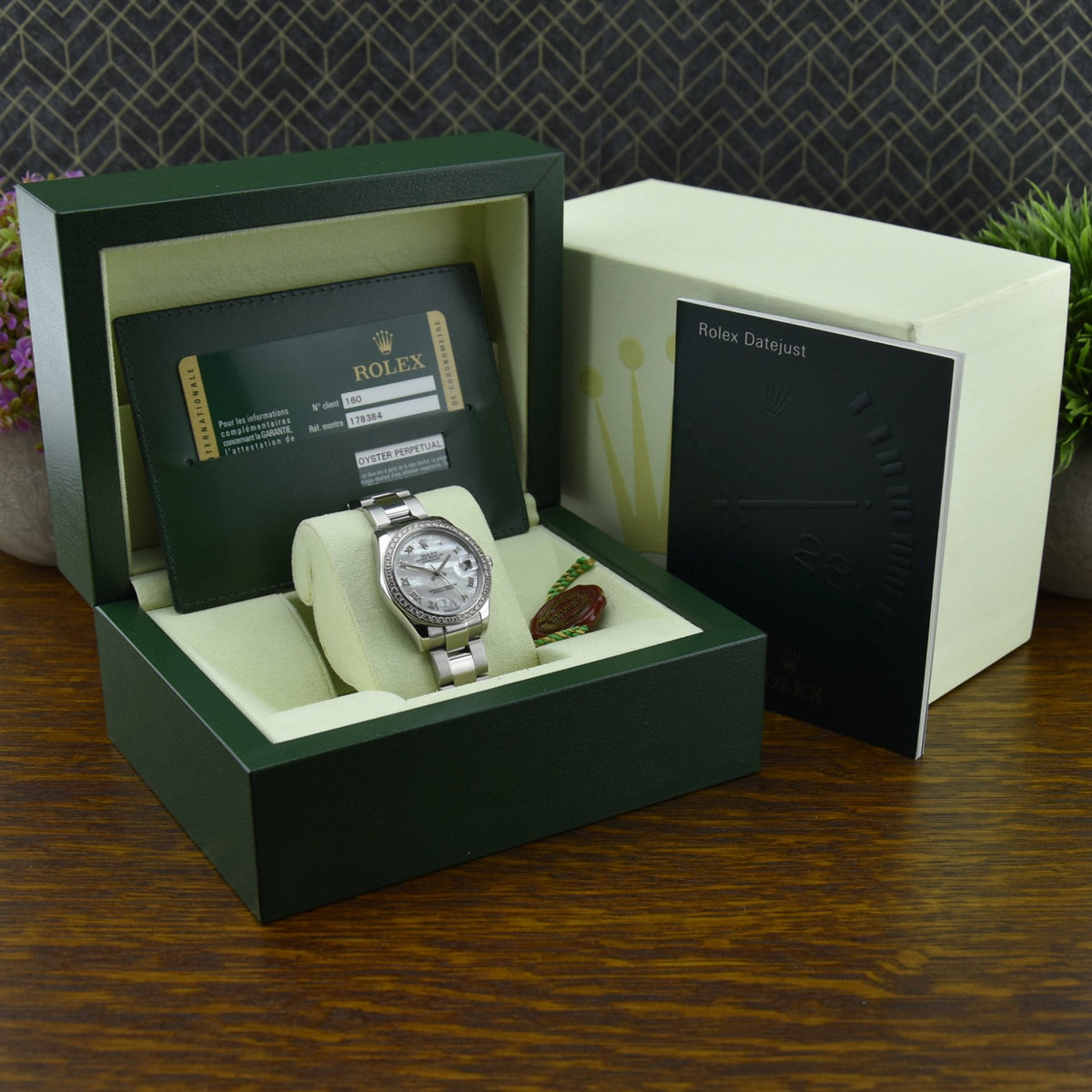 Datejust 178384 – Midsize Watch – Diamond Bezel - 2010