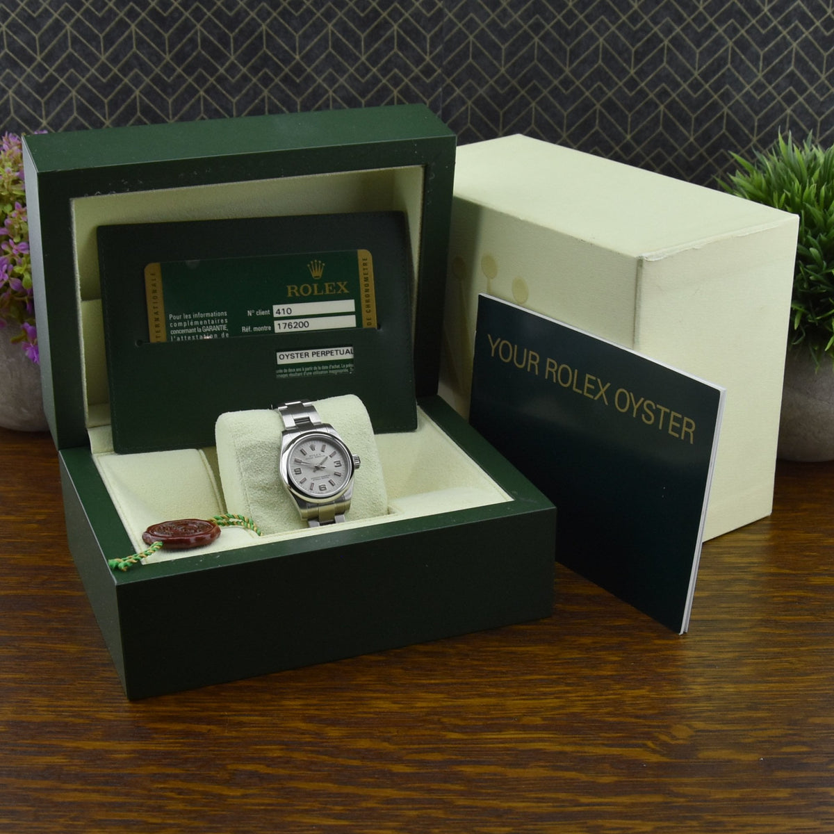 Oyster Perpetual 176200 - Ladies Watch - Silver Dial - 2012