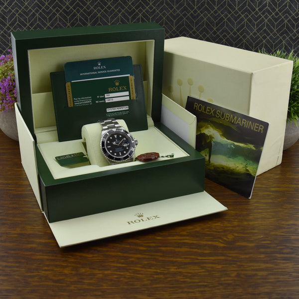 Submariner 16610 - Mens Watch - Black Dial - 2008