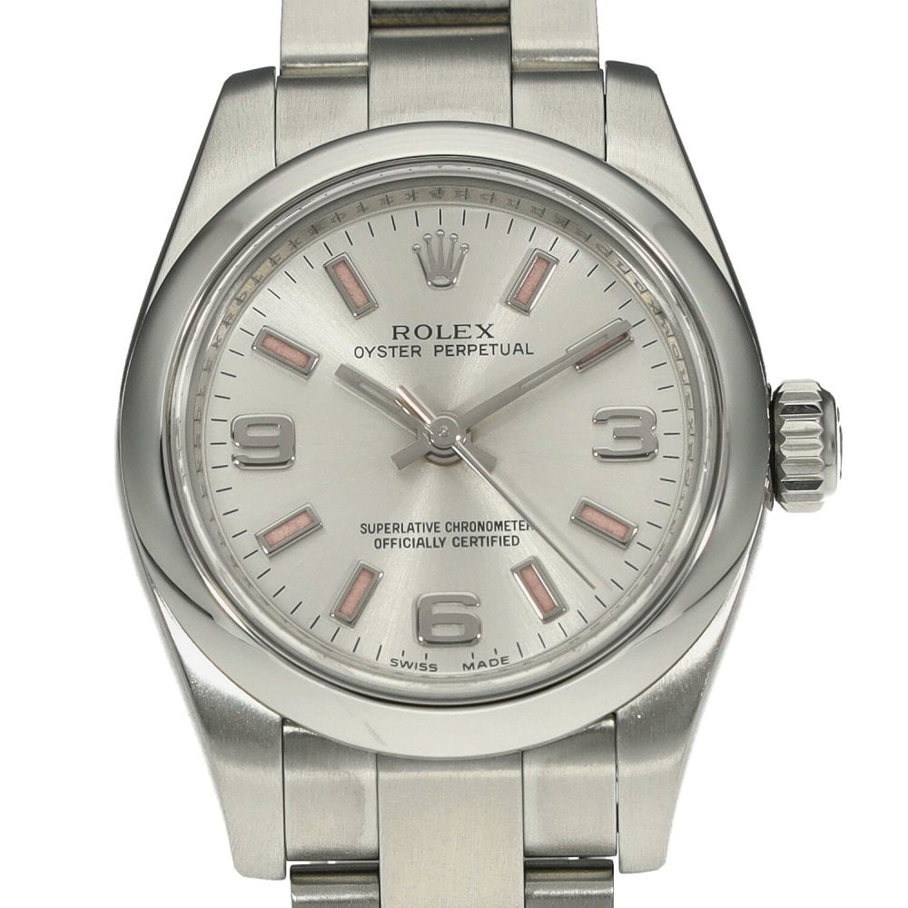 Oyster Perpetual 176200 - Ladies Watch - Silver Dial - 2012