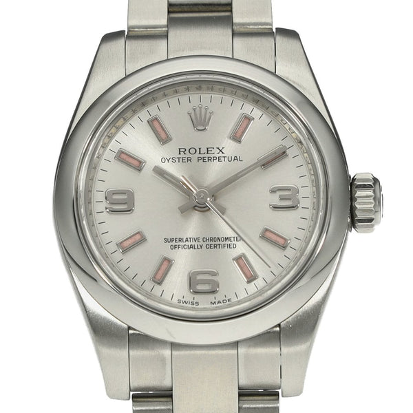 Oyster Perpetual 176200 - Ladies Watch - Silver Dial - 2012