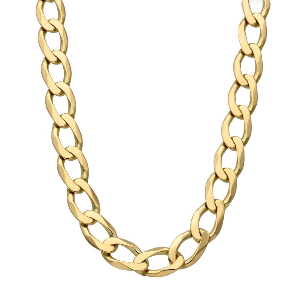 9ct Yellow Gold 22" Curb Chain - 54.7g