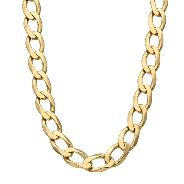 9ct Yellow Gold 22" Curb Chain - 54.7g