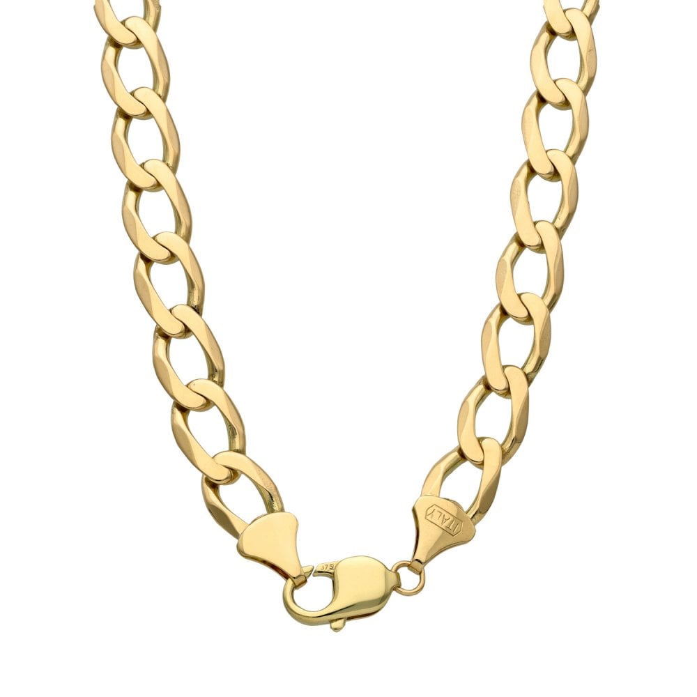 9ct Yellow Gold 22" Curb Chain - 54.7g
