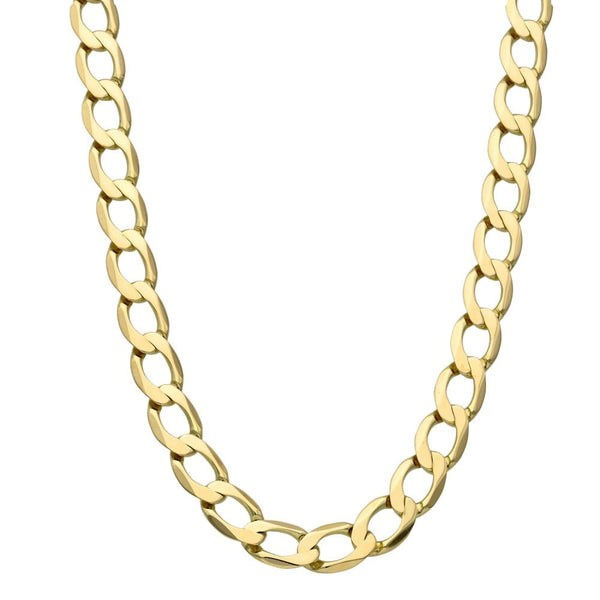 9ct Yellow Gold 16" Curb Chain - 22.3g